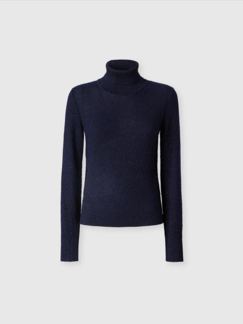Missoni Long-sleeved turtleneck sweater with chevron pattern