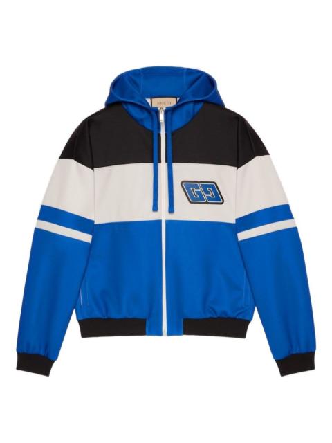 GUCCI logo-patch hoodie