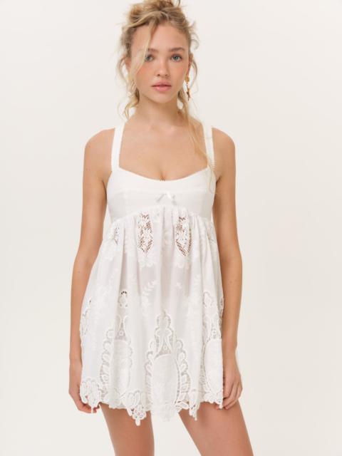 For Love & Lemons Sonnet Embroidered Babydoll Set