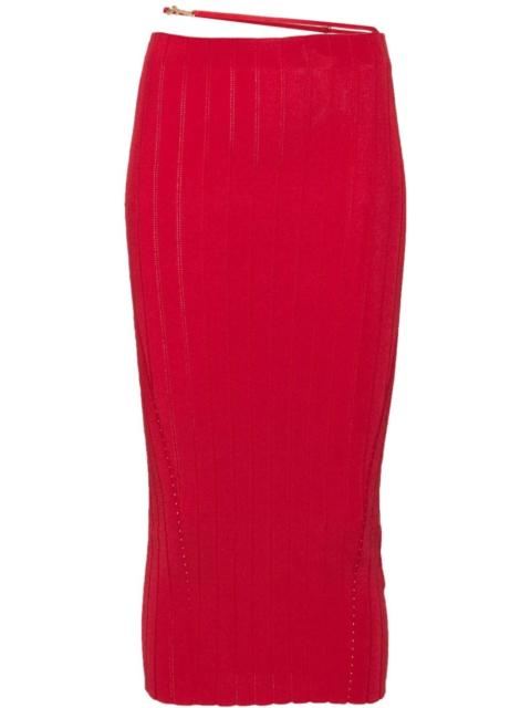 JACQUEMUS La Jupe knitted skirt