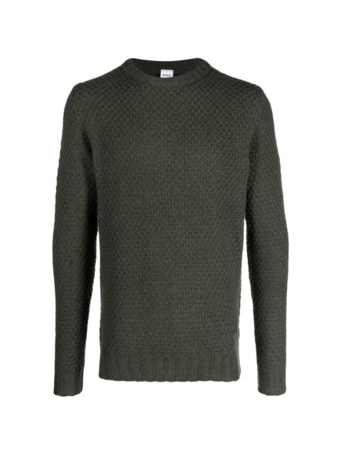 chunky-knit wool jumper