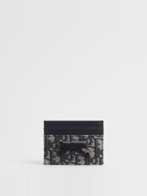 Dior Dior Oblique Bow Freesia Card Holder