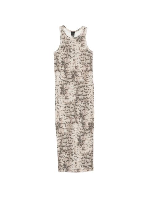 PINKO animal-print midi dress