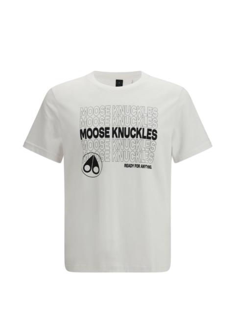 MOOSE KNUCKLES Conway  logo graphic T-shirt
