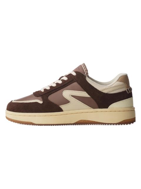 rag & bone Women's Retro Leather Tennis Sneakers - Mushroom