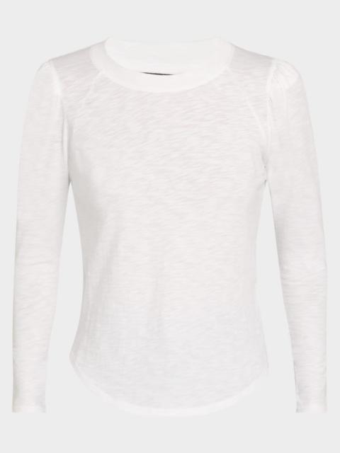VERONICA BEARD Mason Long-Sleeve Baseball Tee
