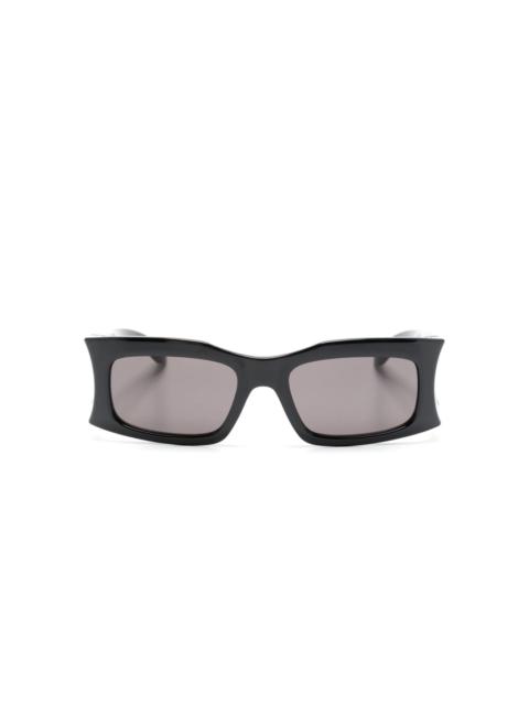 logo-plaque square-frame sunglasses