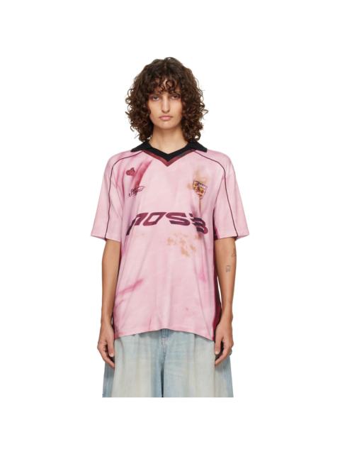 Andersson Bell Pink Printed Football Jersey T-shirt