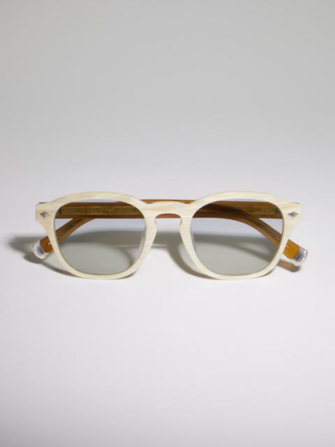 Intarsia Rays acetate sunglasses