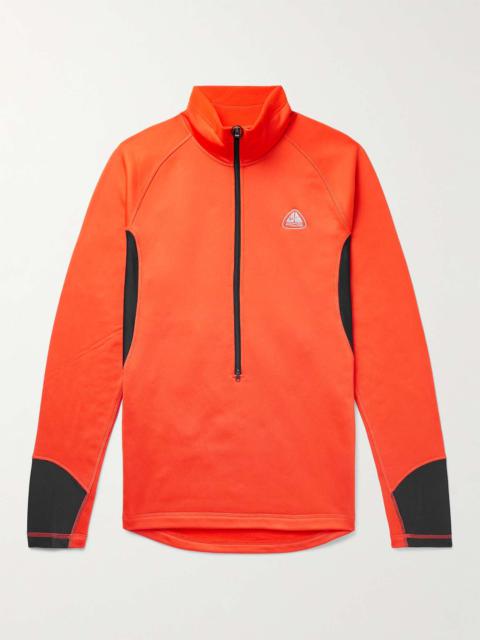 ACG Oregon Series Slim-Fit Mesh-Trimmed Polartec® Fleece Half-Zip Sweatshirt