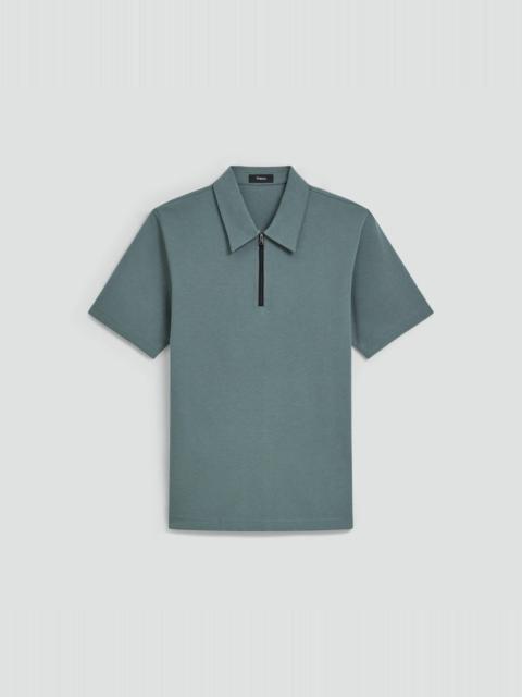 Theory Ryder Quarter-Zip Polo in Relay Jersey