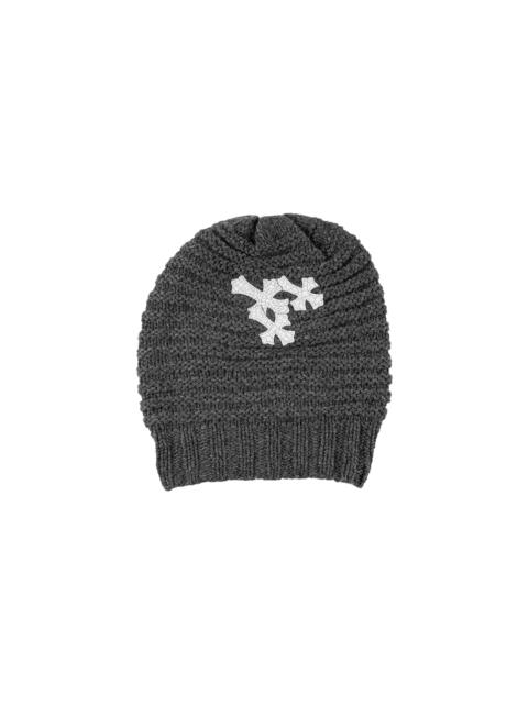 Chrome Hearts Triple Cemetery Cross Beanie "Grey" CHRM1524