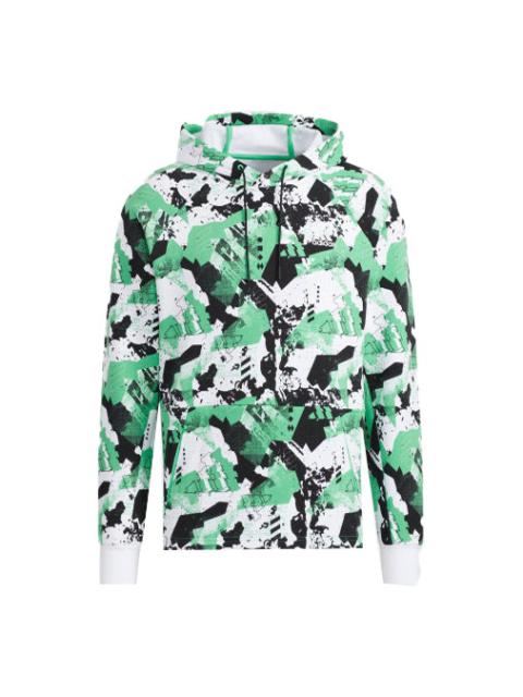adidas Snw Gfx Hoody Funny Pattern Pullover Sports Couple Style Green H13810