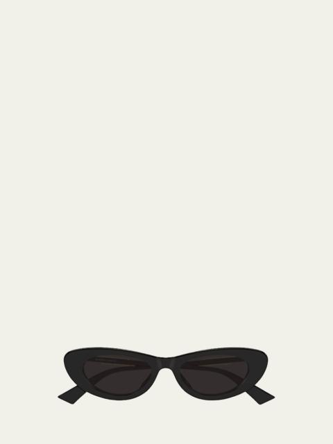 Bottega Veneta 51mm Acetate Oval Sunglasses