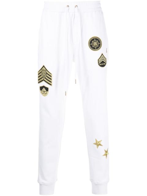 MOOSE KNUCKLES embroidered Montrose joggers