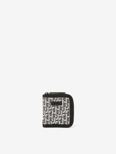 KENZO Courier small zipped jacquard wallet