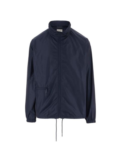 SAINT LAURENT high-collar zip jacket