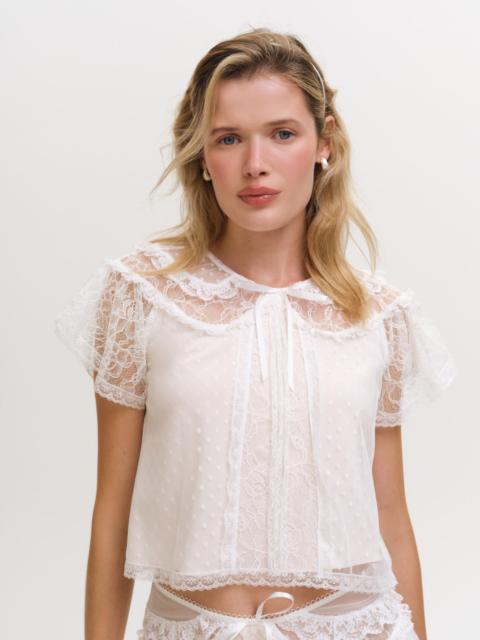 For Love & Lemons Zelie Sleep Top