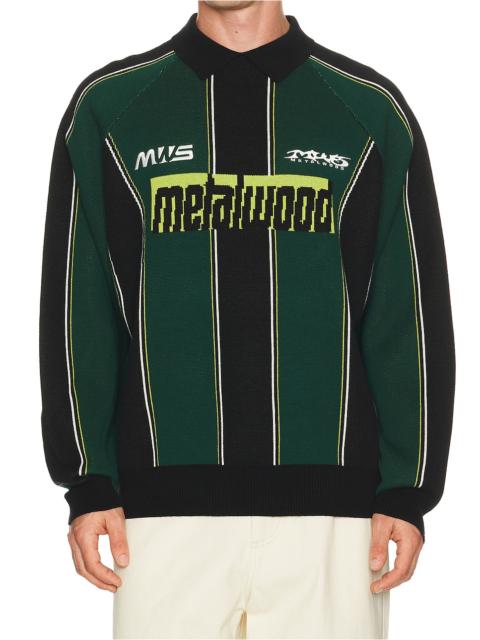 Metalwood Studio Knit Football Top