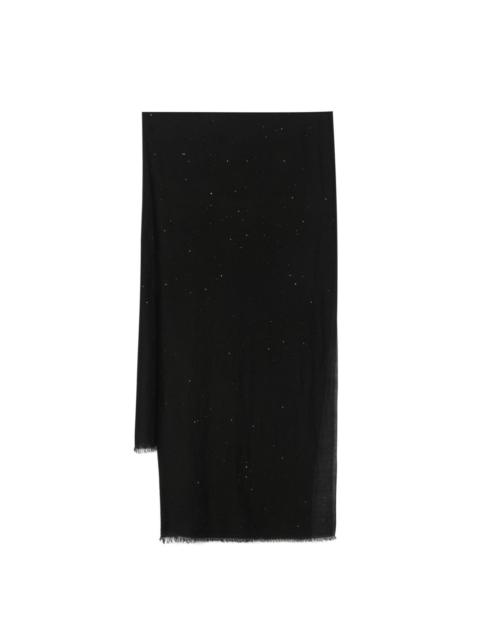 Faliero Sarti sequin-embellished wool scarf