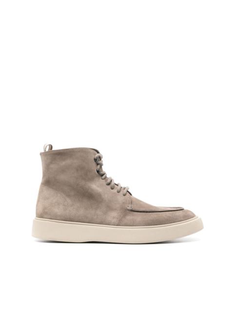 OFFICINE CREATIVE Frame 004 high-top suede sneakers