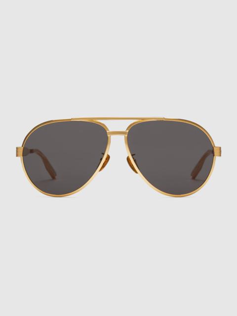 GUCCI Aviator frame sunglasses