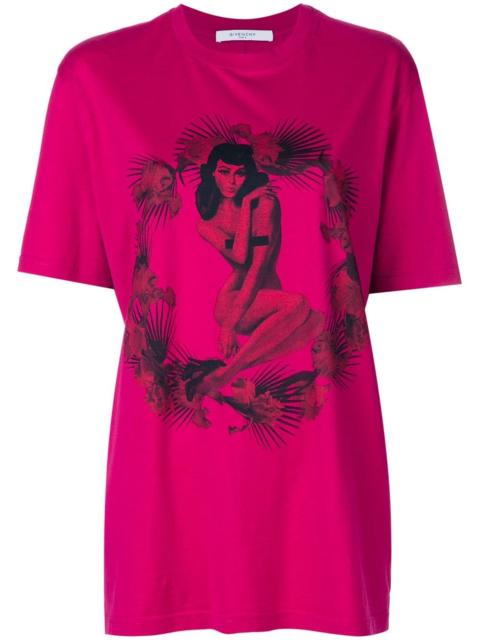 Givenchy pin-up print T-shirt