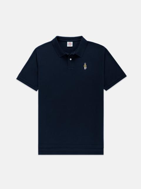 J. PRESS NAVY IVY GUY COTTON PIQUE POLO