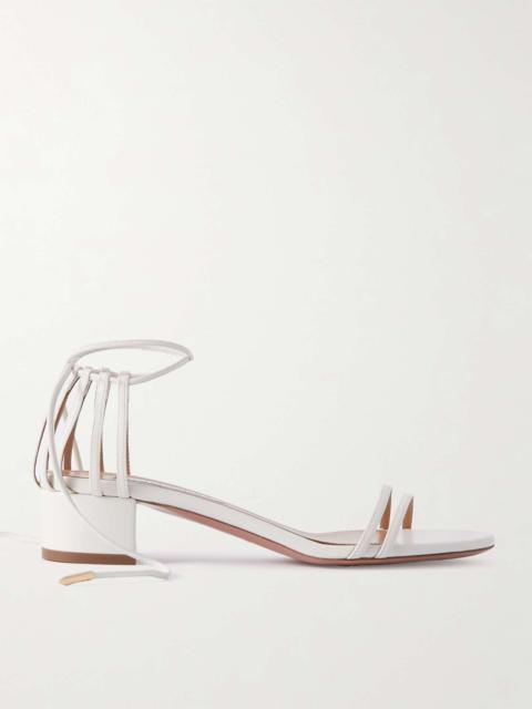 Straight to Heaven leather sandals