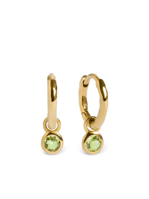 MONICA VINADER peridot hoop earrings
