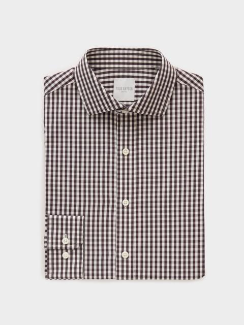 TODD SNYDER Cotton Spread Collar Dress Shirt