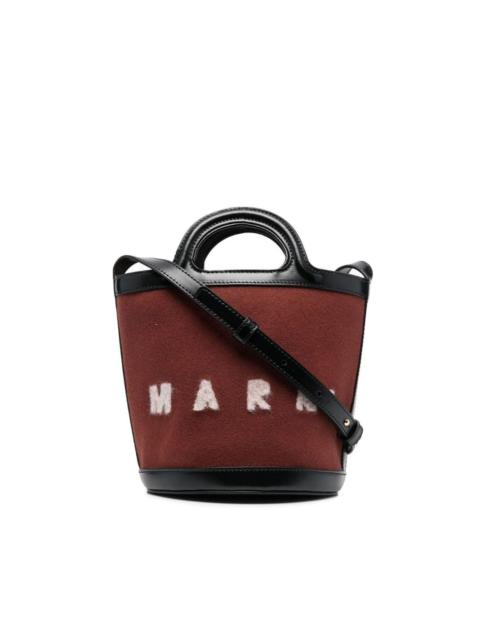 トートバッグ MARNI Two-tone felt and leather Tropicalia bucket bag 3290510.jpg