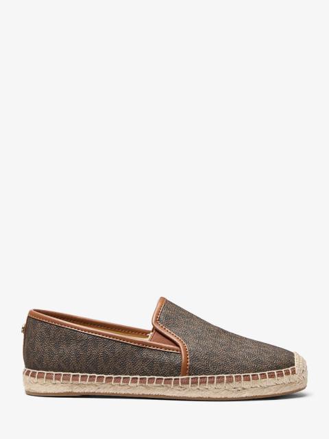 MICHAEL KORS Hastings Signature Logo Slip-On Espadrille