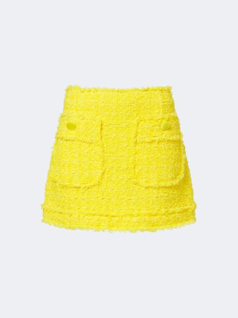 Dolce & Gabbana Cotton-blend tweed miniskirt