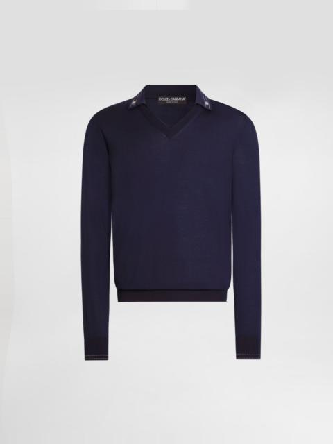Dolce & Gabbana Silk polo shirt