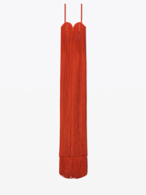 Alexander Wang fringe dress with heart shaped bodice
