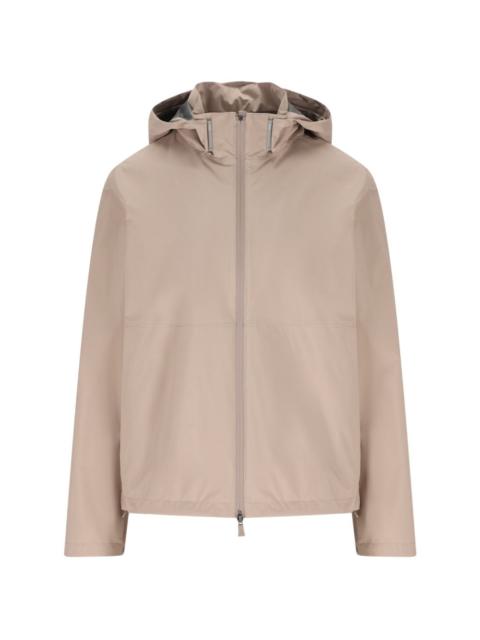 Herno zip hooded jacket