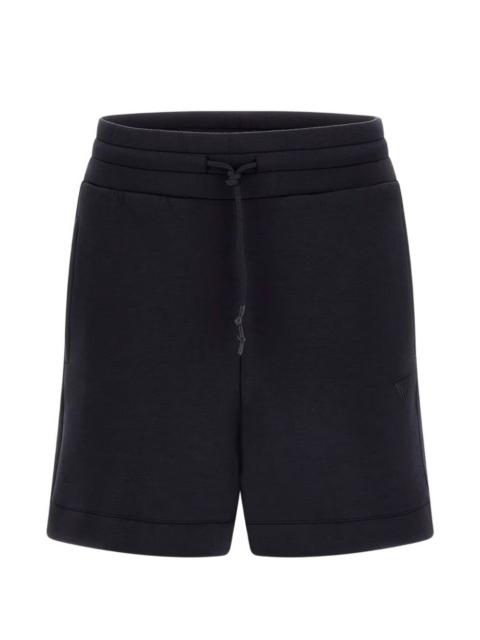 GUESS USA Scuba drawstring rolled-hem shorts