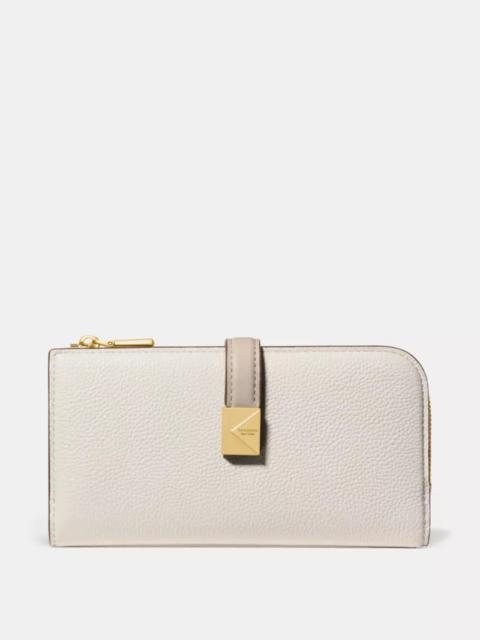 kate spade Deco Colorblocked Zip Slim Wallet