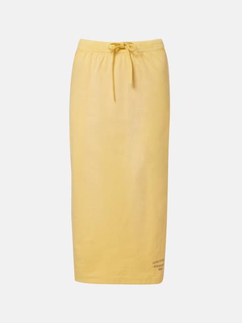 Acne Studios Faded cotton-blend midi skirt