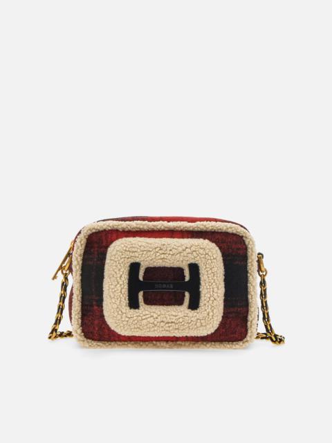 HOGAN Hogan H-Bag Camera Bag Small Red Beige Black