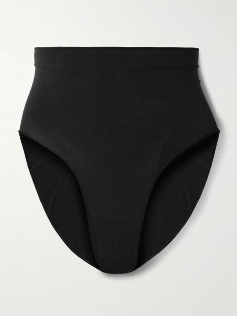 SKIMS Seamless Sculpt Mid Waist Briefs - Onyx Black