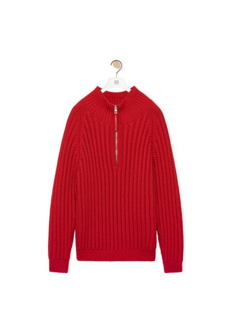 Loewe Zip-up sweater in wool