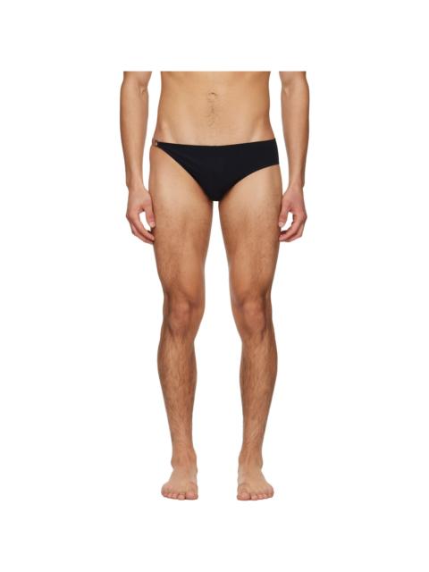 Rick Owens Black Temple Hydra Swim Briefs
