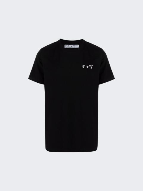Off-White Ow Logo Slim Short Sleeve Tee Black White