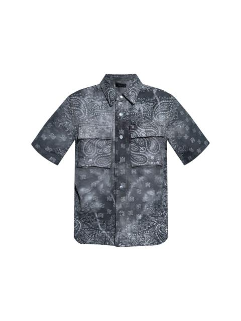 bandana-print shirt