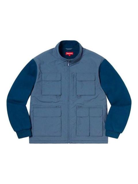 Supreme Upland Fleece Jacket 'Light Blue' SUP-FW19-944