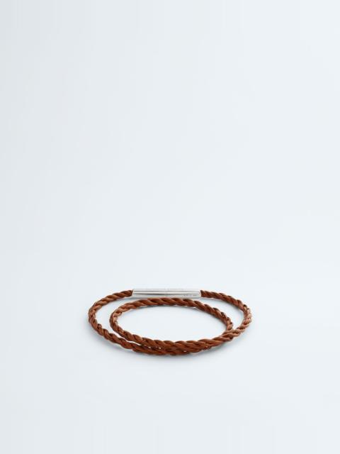 Bottega Veneta Rope Leather Bracelet