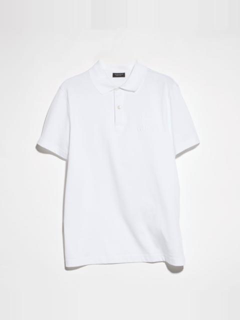 GUCCI Cotton jersey polo shirt with embroidery