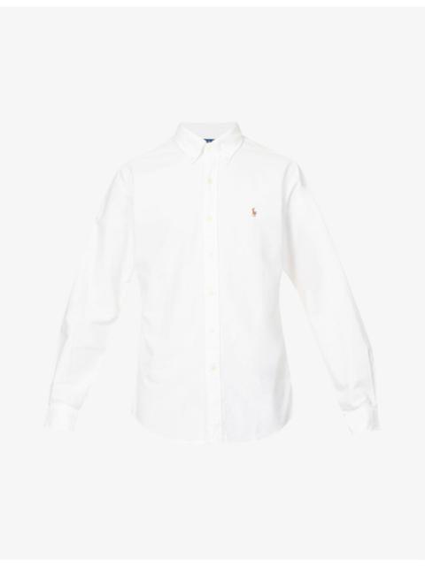 Polo Ralph Lauren Long-sleeved button-down custom-fit cotton Oxford shirt